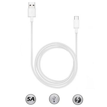 Câble USB Type-C Huawei AP71 SuperCharge - 1m - Blanc