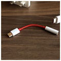 Câble Adaptateur USB-C / 3.5mm OnePlus - Bulk - Rouge / Blanc