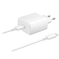 Chargeur Secteur Rapide USB-C Samsung EP-TA845XWEGWW - 45W - Blanc
