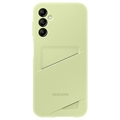 Coque Samsung Galaxy A14/A14 5G Card Slot Cover EF-OA146TGEGWW (Emballage ouvert - Excellent) - Citron Vert