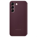 Étui Samsung Galaxy S22+ 5G Smart Clear View EF-ZS906CEEGEE - Bourgogne
