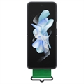 Samsung Galaxy Z Flip4 5G en Silicone avec Sangle EF-GF721TBEGWW - Noir