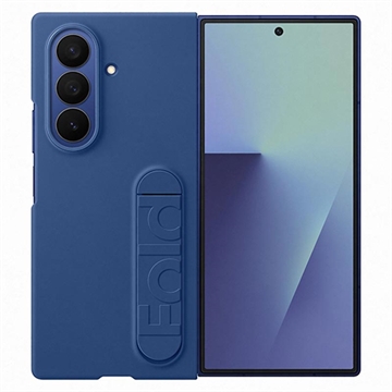 Coque Samsung Galaxy Z Fold7 en silicone EF-MF966CNEGWW - Bleue
