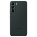 Coque Samsung Galaxy S22 5G en Silicone EF-PS901TGEGWW - Vert Forêt