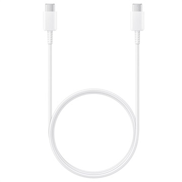 Câble USB-C / USB-C Samsung EP-DA705BWEGWW - 1m - Blanc