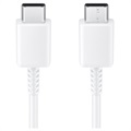 Câble USB-C / USB-C Samsung EP-DA705BWEGWW - 1m - Bulk - Blanc