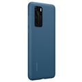 Coque Huawei P40 en Silicone 51993721 - Bleu Encre