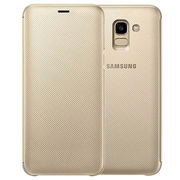 Étui à Rabat Samsung Galaxy J6 EF-WJ600CFEGWW - Doré