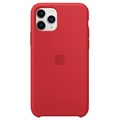 Coque en Silicone Apple pour iPhone 11 Pro MWYH2ZM/A - Rouge