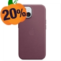 Coque iPhone 15 en Tissage Fin avec MagSafe Apple MT3E3ZM/A - Mûre