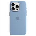 Coque iPhone 15 Pro en Silicone avec MagSafe Apple MT1L3ZM/A - Bleu d'hiver