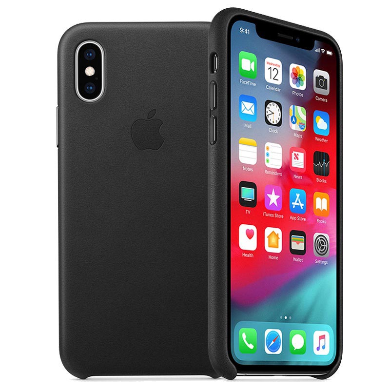 coque cuir iphone xs apple