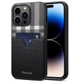 Coque Hybride iPhone 14 Pro Max avec Porte-Cartes Peelcas