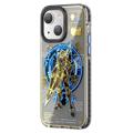 Coque Hybride iPhone 14 Plus Kingxbar PQY Mecha Mag - Bleue