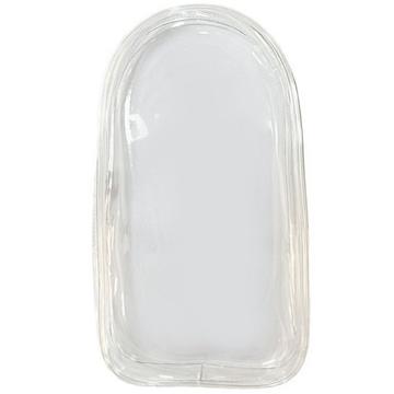 Sac de rangement en PVC avec porte-clés pour peluches et mini-figurines Labubu de 17cm - Transparent