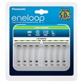 Chargeur Panasonic Eneloop BQ-CC63 pour 8 Piles AA/AAA - Blanc