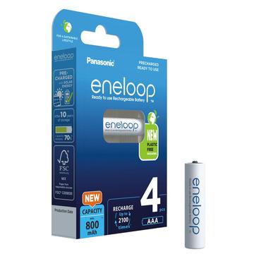 Panasonic Eneloop Pro BK-4MCDE/4BE Piles rechargeables AAA 800mAh - 4 Pcs.