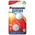 Piles bouton au lithium Panasonic Mini CR2016 - 2 pièces