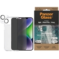 Set de Protecteurs iPhone 14 Plus PanzerGlass 3-en-1 - Confidentialité