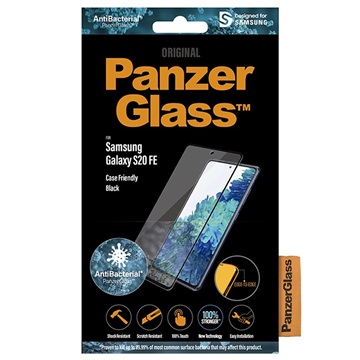 Protecteur d\'Écran Samsung Galaxy S20 FE PanzerGlass CF AntiBacterial - Noir