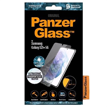 Protecteur d\'Écran Samsung Galaxy S21+ 5G PanzerGlass CF AntiBacterial