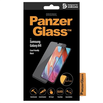 Protecteur d\'Écran Samsung Galaxy A41 PanzerGlass Case Friendly - Noir