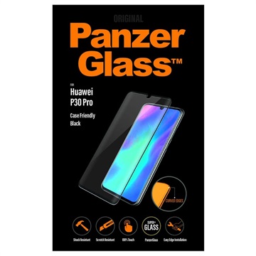 Protecteur d\'Écran Huawei P30 Pro PanzerGlass Case Friendly - Noir