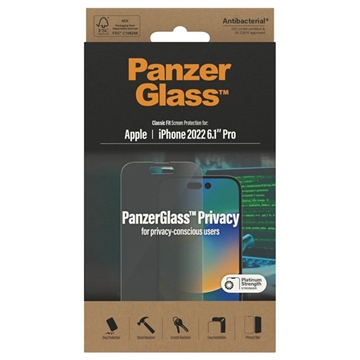 Protecteur d\'Écran iPhone 13 Pro Max PanzerGlass AntiBacterial