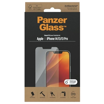 Protecteur d\'Écran iPhone 13 Pro Max PanzerGlass AntiBacterial