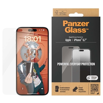 Protecteur d\'Écran iPhone 15 Plus PanzerGlass Classic Fit