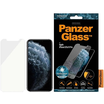 Protecteur d\'Écran iPhone 11 Pro/XS PanzerGlass Standard Fit AntiBacterial - Transparente