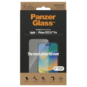 Protecteur d\'Écran iPhone 13 Pro Max PanzerGlass AntiBacterial