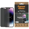 Protecteur d'Écran iPhone 14 Pro Max PanzerGlass Ultra-Wide Fit Privacy EasyAligner - Bord Noir