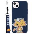 Coque iPhone 14 Plus en TPU avec Sangle - Kiss Série