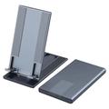 Support De Téléphone Réglable En Aluminium Tablette Support De Bureau Entièrement Pliable Téléphone Berceau Dock Accessoires De Bureau