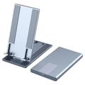 Support De Téléphone Support De Bureau Pour Tablette En Aluminium Réglable Entièrement Pliable Berceau De Téléphone Dock Accessoires De Bureau
