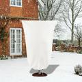 Couverture antigel pour plantes / Protection hivernale en non-tissé respirant - 80x120cm - Blanc
