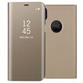 Étui à Rabat Luxury Mirror View pour iPhone X / iPhone XS - Doré