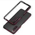 Bumper Sony Xperia 10 IV en Métal Polar Lights Style - Noir / Rouge