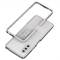 Bumper Sony Xperia 10 IV en Métal Polar Lights Style - Argenté