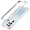 Bumper Samsung Galaxy S21 Ultra 5G en Métal Polar Lights Style - Argenté