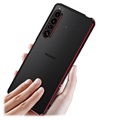 Bumper Sony Xperia 1 IV en Métal Polar Lights Style - Noir / Rouge