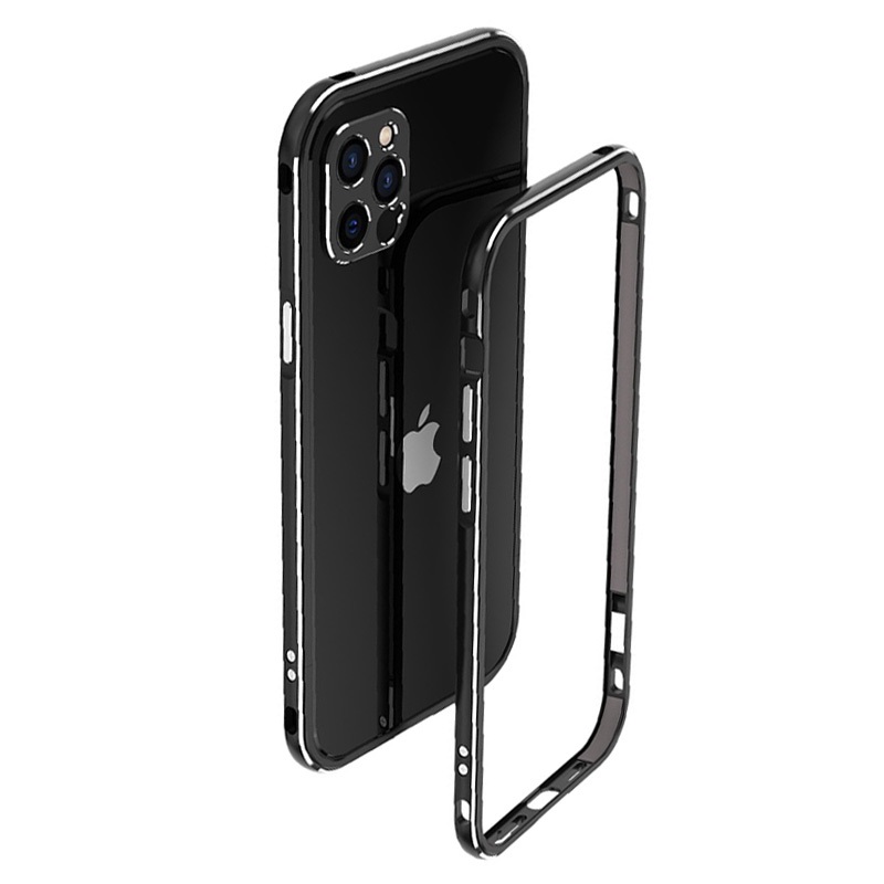 Polar Lights Style Bumper en Métal pour iPhone 12 Pro Max