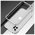 Polar Lights Style Bumper en Métal pour iPhone 12 Pro Max - Argenté