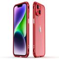 Bumper Sony Xperia 10 IV en Métal Polar Lights Style - Noir / Rouge