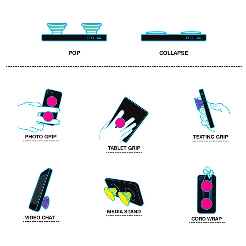 Popsockets Universal Expanding Stand Grip