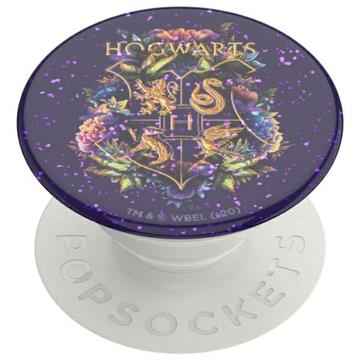PopSockets Support et poignée extensible Harry Potter - Glitter Hogwarts Floral