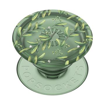 Support & Poignée Extensible PopSockets PlantCore - Vert olive