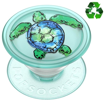 Support & Poignée Extensible PopSockets PlantCore - Tortuga