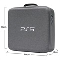 Sac EVA Portable pour Sony Playstation 5 - Gris